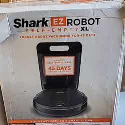 🎁 $180 Shark EZ Robot Vacuum with XL Self-Empty Base (RV911AE) OPEN BOX/WHS E16D