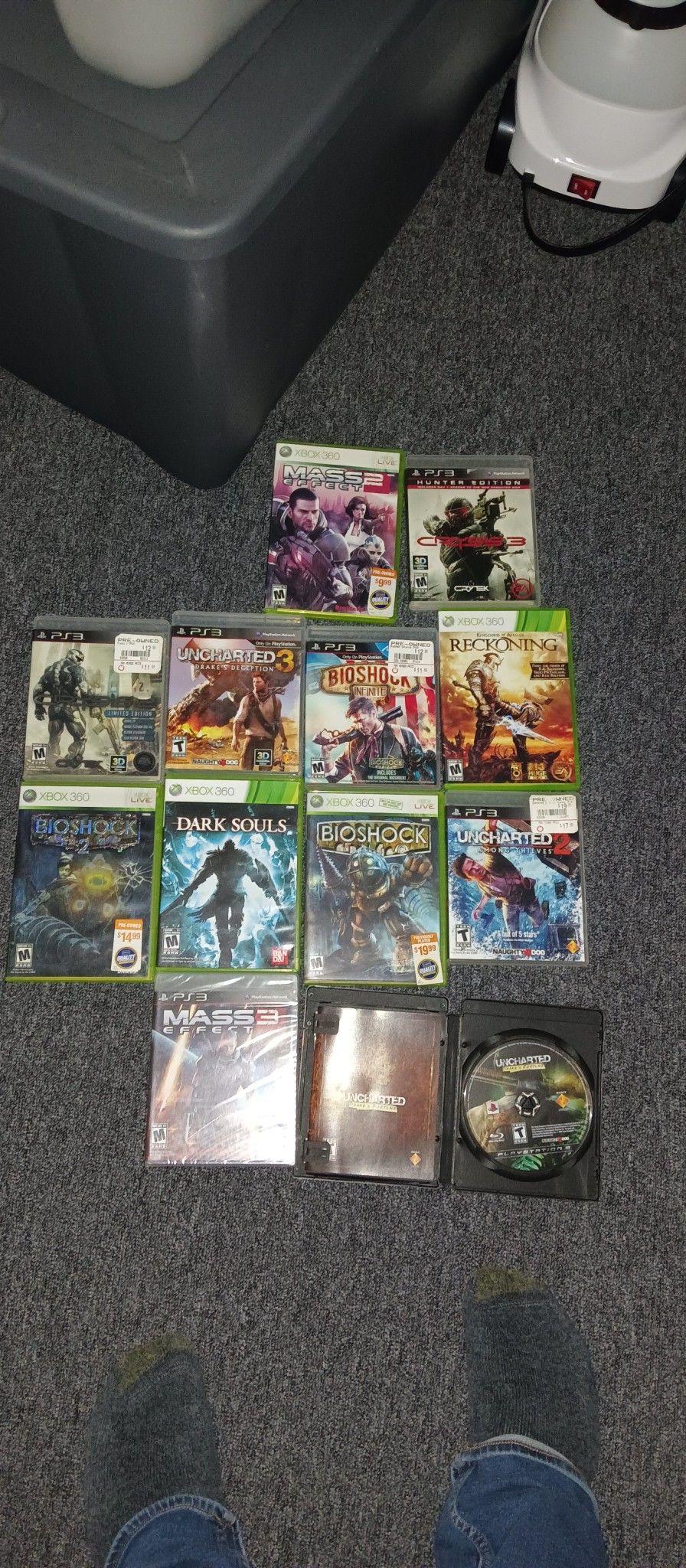 12 Assorted Xbox360 and PS3 Bundle