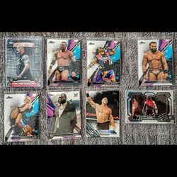  WWE N WWF legendary champions 8 card lot.