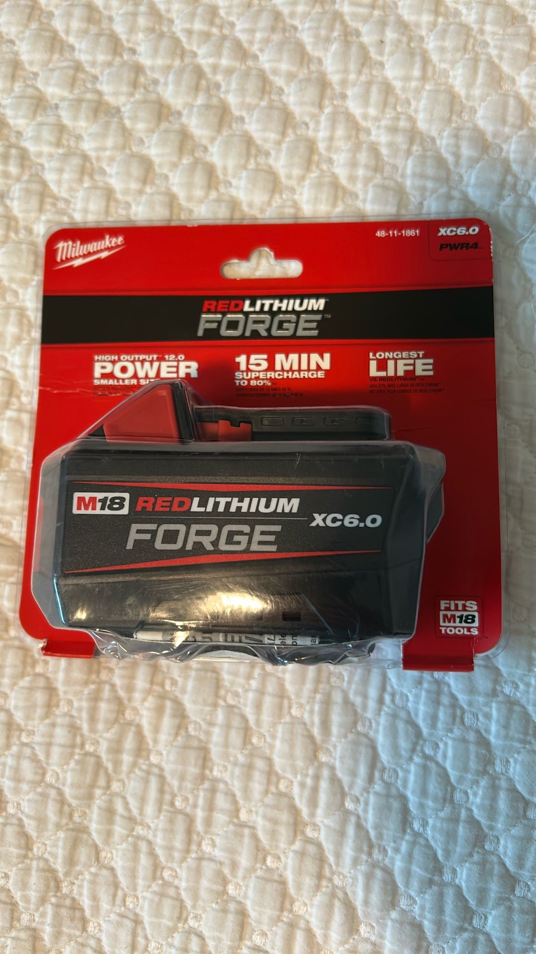 Milwaukee 6.0 M-18 Forge Battery - Red Lithium