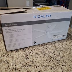 New Kicheler Fan  Black and Silver