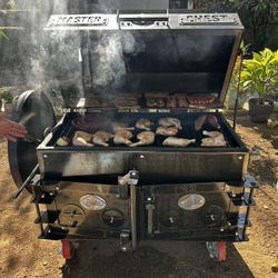Dual Purpose BBQ Pit - Santa Maria/ Smoker Hybrid - Grill - Smoker - Barbecue - Live Fire - BBQ
