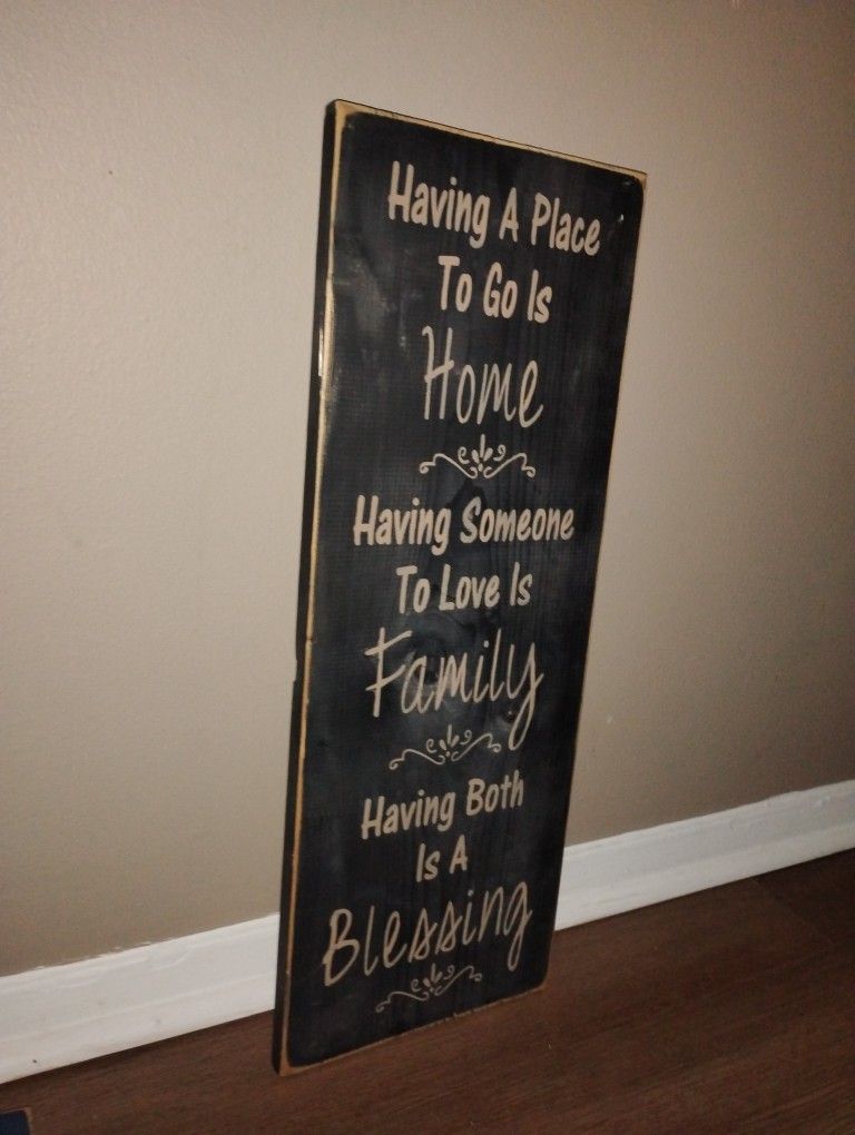 House Wood Signs