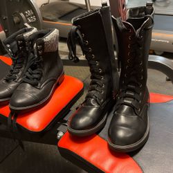 Girls Black Boots – Both Pairs for $25 (OBO) Size 6 Kids 