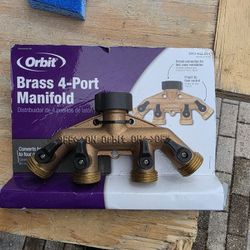 Orbit BRASS 4 PORT MANIFOLD