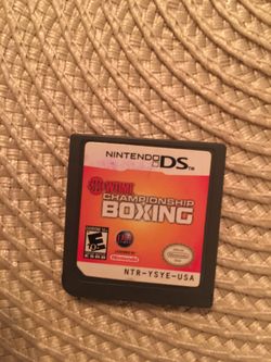 Nintendo ds showtime boxing