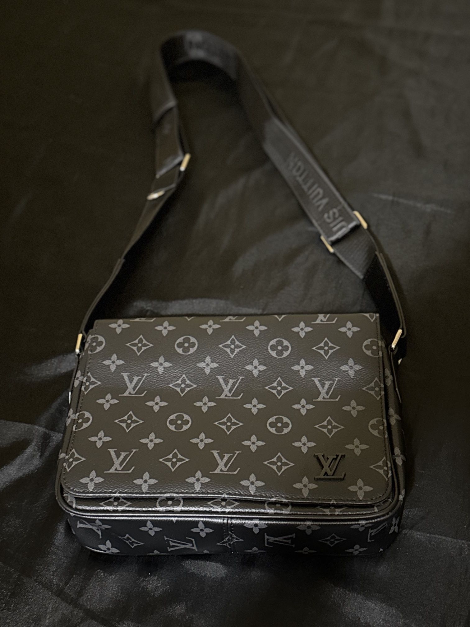 Louis Vuitton Black Monogram Messenger Bag