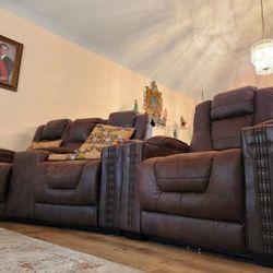 Eric Church Highway to Home Power Recliner Sofa & Loveseat Set