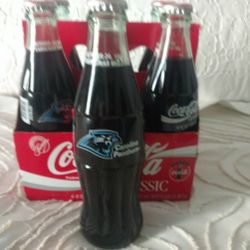 Carolina Panthers Coke Bottles