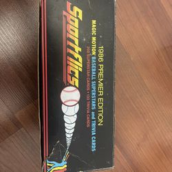 1986 Sportflics Baseball Cards 
