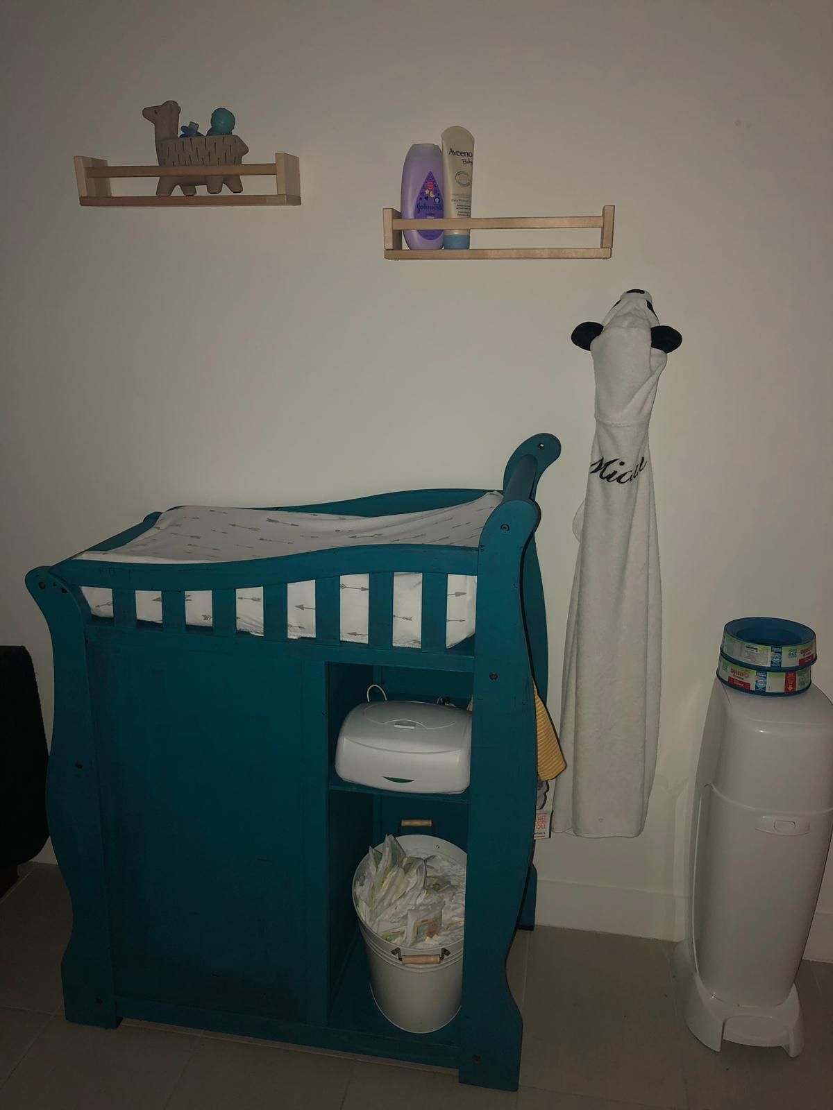 Hand painted changing table