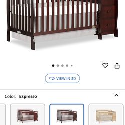 Brown Crib 