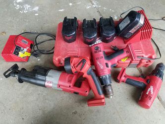 Milwaukee 18 volt cordless tools
