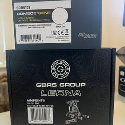 SIG SAUER ROMEO5 GEN II & GBRS GROUP LERNA MOUNT RISER