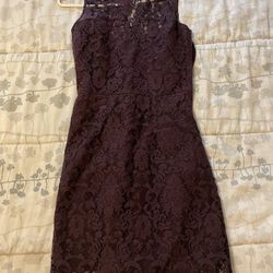 Mini Dress (burgundy/wine)
