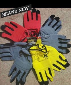 BRAND NEW 4 PAIR MENS WORKGLOVES SZ LG 