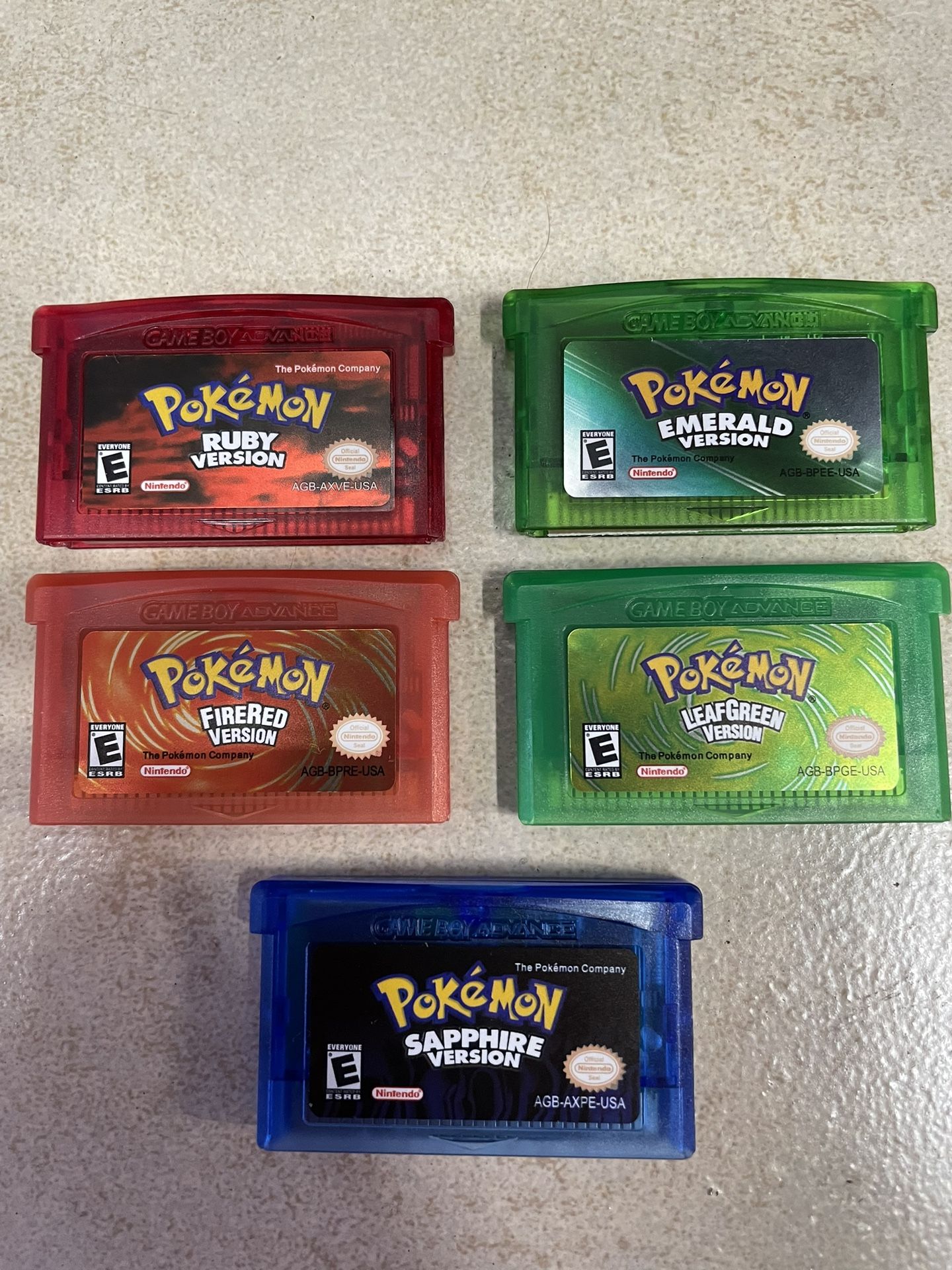 Pok mon Gameboy Advance Games For Sale In Vancouver WA OfferUp