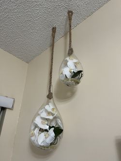 White Orchid Terrarium Set