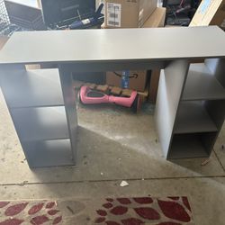 Gray Small Desk 