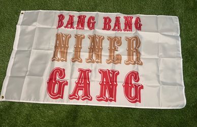 49ers flag size 5’x3’