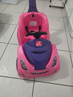 Toddlers Push Car