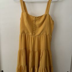 🌸 Juniors Spring Summer Yellow Dress Size Medium