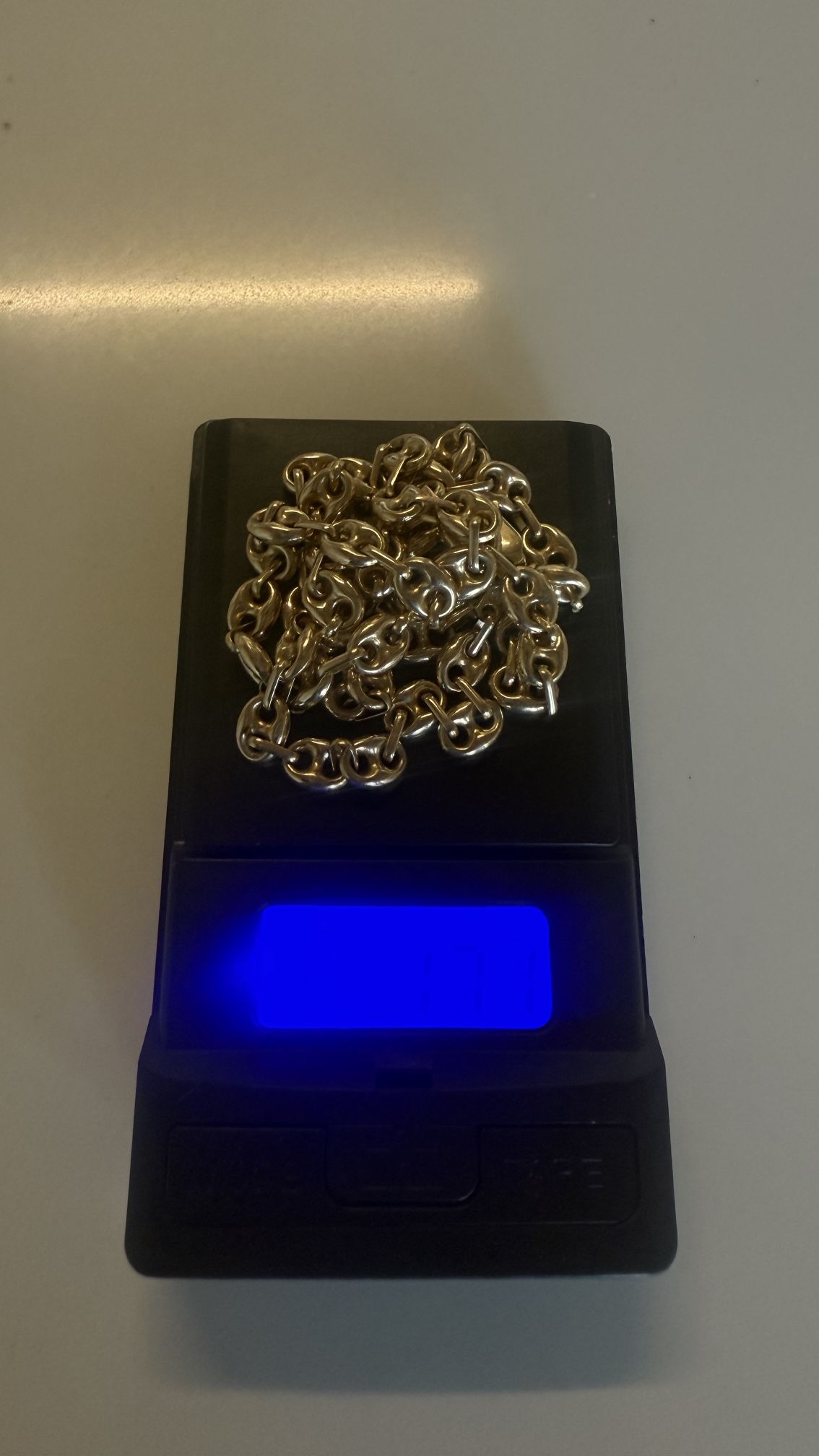 14k Gold Gucci Link Necklace 22in 17.1 Grams