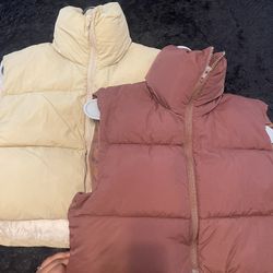 Crop Puffer vest 