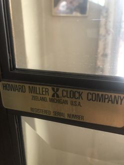Clock. Howard Miller. Rare Find