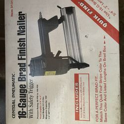 16 gauge brad finish nailer