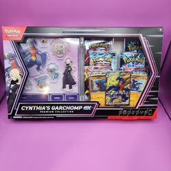 Cynthias Garchomp Ex Premium Collection Pokemon