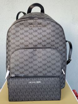 New Michael Kors Backpack & Wallet Set