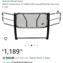 Westin Automotive 57-4060 Grille Guard/Push Bar