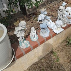 Garden Figures Fairies Pots Lanterns