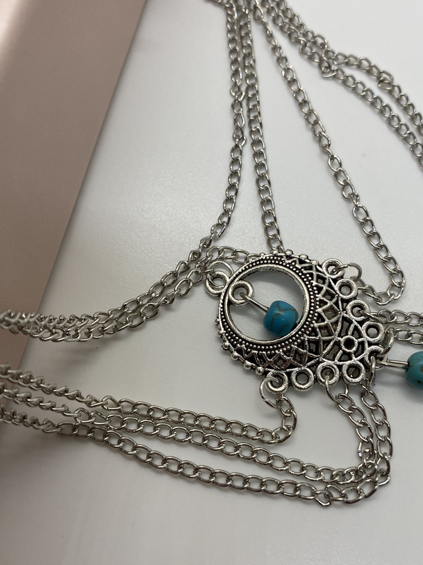 Boho Turquoise Beach Anklet Foot Chain Jewelry, Ankle Bracelet