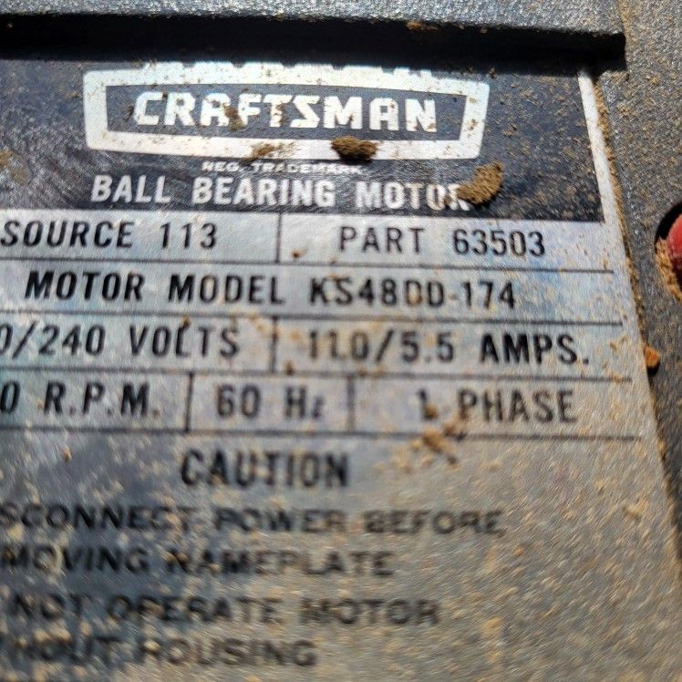 Radial Arm Saw Craftsman
