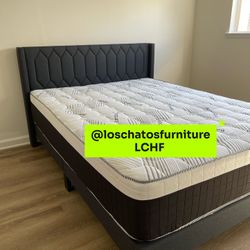 New Queen Bed Frame And Mattress 