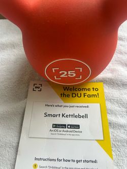 New 25 pound SMR kettle bell