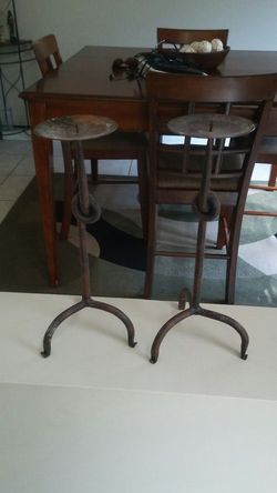 Iron Candle holders