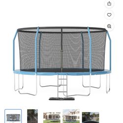 14’ Trampoline With Saftey Net