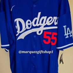 Father's Day Gifts Men's Hershiser Dodgers Jerseys 