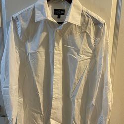 New Slim Express White Shirt Size Medium ( 15-15 1/2)