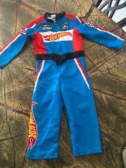 Toddler hot wheels driver costume