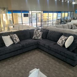 Black New Sectional Couch