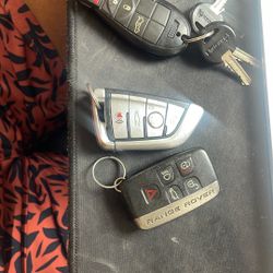3 Keys W/ Fob (BMW, DODGE, RANGE ROVER)