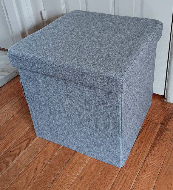 Cube Foot Rest Stool With Storage 