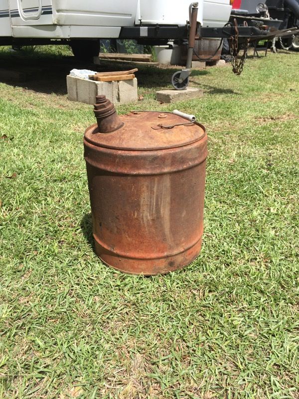 Old kerosene can