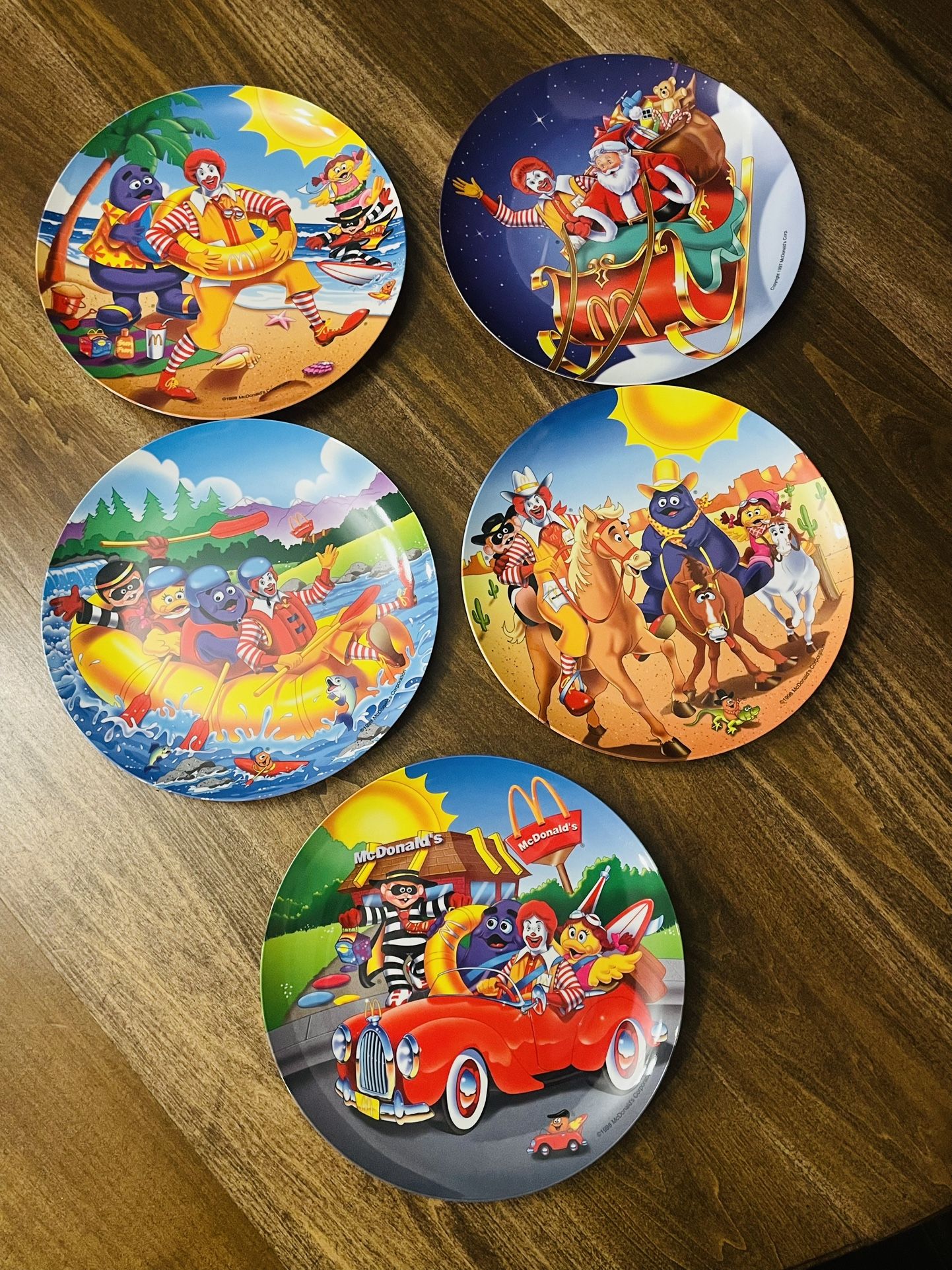 Lot of (5) Mint Condition Vintage 1(contact info removed) McDonald’s played