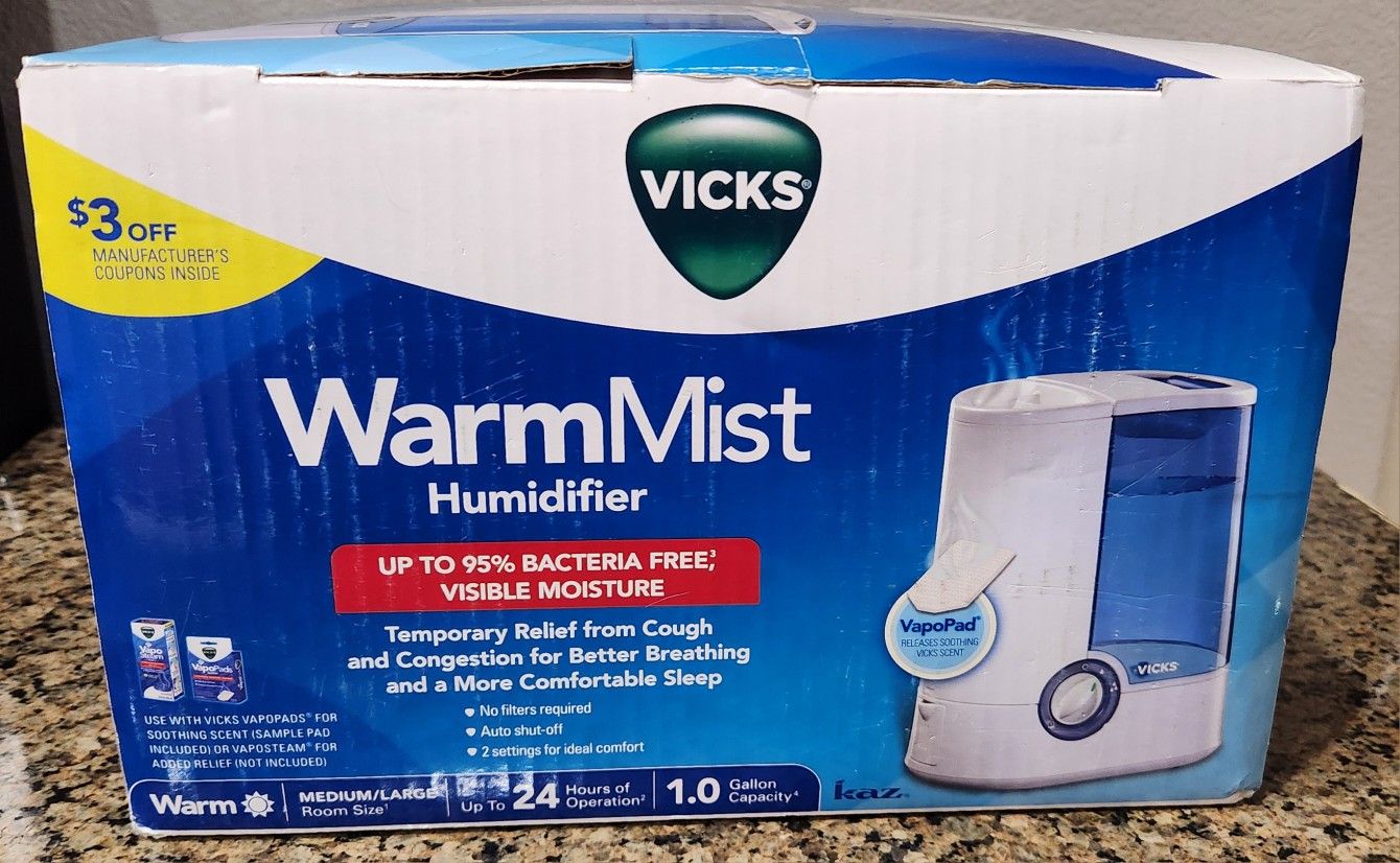 Warm Mist Humidifier Vicks
