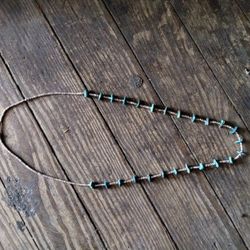 Turquoise And Shell Indian Necklace 